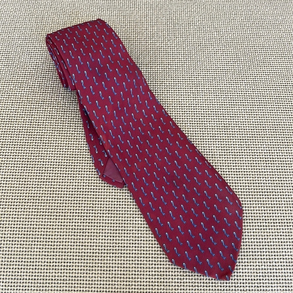 Barneys New York Vintage Maroon Tie